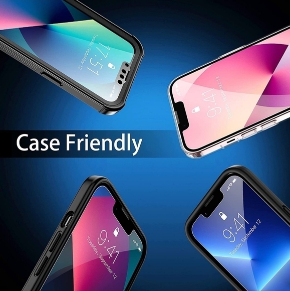 iPhone13/13 Pro Screen Protector [Ultra Strong Tempered Glass] [9H Anti-Scratch] - Picture 5 of 5